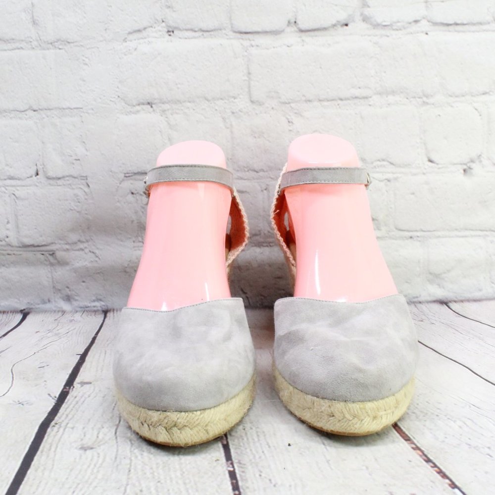 PASEART Closed Toe Espadrilles Wedge Sandals 9 - Picture 4 of 9